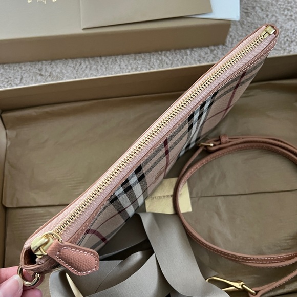 Burberry Haymarket Crossbody Clutch - Picture 8 of 11
